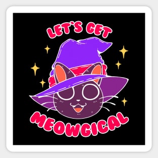 Let`s Get Meowgical Sticker